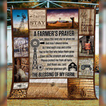 M 8211 A Farmer S Prayer Quilt Blanket