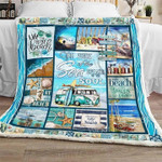 Ll 8211 The Voice Of Sea Speaks To The Soul Hippie Car Beach Quilt Blanket