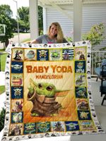 Baby Yoda Star Wars All Season Plus Size Quilt Blanket Ver 5