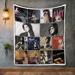 Amy Winehouse Album Covers Quilt Blanket