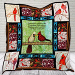 Cardinals Guardians Of Blue Sky Singing Sweet Melodies Of Hope And Love Quilt Blanket Great Customized Blanket Gifts For Birthday Christmas Thanksgiving
