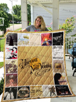 Neil Young Poster Quilt Blanket