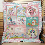 Bc Born To Be A Unicorn Quilt Blanket