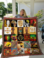 African Culture Quilt Blanket