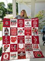 Ohio State Buckeyes Quilt Blanket 02
