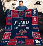 Atlanta Braves 17 Quilt Blanket