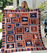Bc - Denver Broncos Quilt Blanket Ver 05