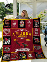 Arizona Cardinals Quilt Blanket 01