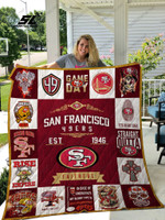 San Francisco 49ers Quilt Blanket 01