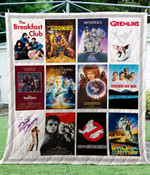 80s Movies Quilt Blanket