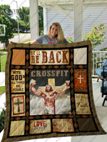 Jesus Crossfit Quilt Blanket
