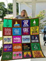 Sailing Born To Sail Forced To Work Quilt Blanket Great Customized Blanket Gifts For Birthday Christmas Thanksgiving