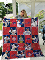 Mlb 8211 Chicago Cubs Quilt Blanket 03