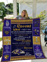 Baltimore Ravens - To My Son Quilt Blanket