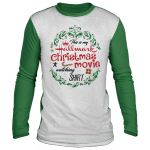 This is my Hallmark Christmas movie watching Ugly Christmas sweater Long Sleeve
