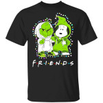 Grinch and Snoopy Friends Tv Show Christmas Funny Shirts
