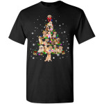 Christmas Lights Golden Retriever Dog Christmas Tree Shirt