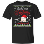 Baby's 1st Christmas On The Inside Pregnant Wife Shirt