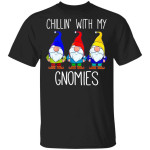 Chillin' With My Gnomies Funny Christmas T-Shirt