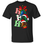 Funny Ho Ho Ho Horse Santa Face Christmas Shirt Merry Xmas Gift