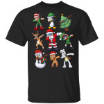 Dabbing Santa Elf Friends Christmas Boys Xmas T-Shirt