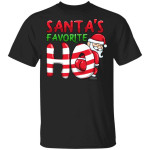 Santa's Favorite Ho Funny Santa Claus Christmas Gift Shirt