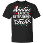 Santa's Ultrasound Tech Ultrasound Xmas Gifts Shirt Funny Christmas T-Shirt