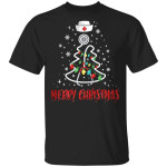 Nurse Christmas Tree Lights Funny Nurse Xmas Gift Shirt