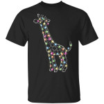 Giraffe Color Light Shirt Light Christmas Tree Lover Xmas