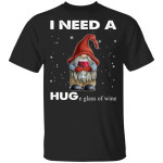 Christmas Gnome I Need A Huge Glass Of Wine Shirt