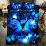 Mp0309 Butterfly Glowing Blue Butterfly Bedding Set Dhc13121473Dd