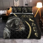 Premium Unique Black Horse Bedding Set Ultra Soft and Warm LTANTNT070306HN
