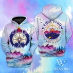 Premium Unique Wander Woman Camping Hoodie Ultra Soft and Warm KV310336DS