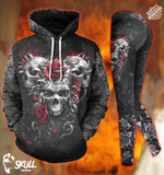 Premium Unique Skull Hoodie Set Ultra Soft and Warm - LTADD161297PD