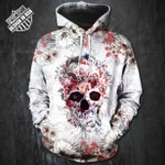 Premium Unique Skull Flower Hoodie Ultra Soft and Warm VDT10009MD