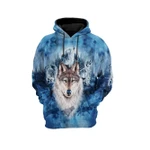 Native Wolf 3D All Over Printed Shirt TCCL19113298 Hoodie Ultra Soft and Warm