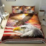 Premium Unique American Eagle Quilt Bedding Set Ultra Soft and Warm LTAKV050307DS