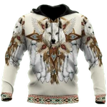 Native Spirit Wolf 3D All Over Printed Unisex TCCL19113080 Hoodie Ultra Soft and Warm