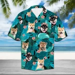 Super Comfy Shiba Unisex Tropical Hawaiian Shirt LTAKV060314DS