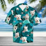 Super Comfy Westie Unisex Tropical Hawaiian Shirt LTAKV060310DS