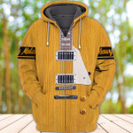Premium Unique Guitar Lover Zip Hoodie Ultra Soft and Warm-LTADD010217DS