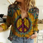 Hippie Native BO42 TTH220198 Cotton And Linen Casual Shirt