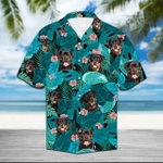Super Comfy Rottweiler Unisex Tropical Hawaiian Shirt LTAKV060302DS