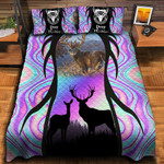 Premium Unique Deer Couple Limited Editon Bedding Set Ultra Soft and Warm LTADD210198SA
