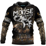 Premium Unique Moose Hunting Hoodie Ultra Soft and Warm LTA250316DS