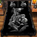 Premium Unique Skull Couple Love Bedding Set Ultra Soft and Warm | Monlovi