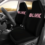 Black Pink Blink Car Seat Covers