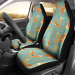 Fox Pattern Shades Car Seat Covers 191128