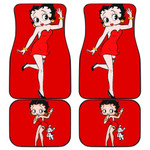 Betty Boop Red Dress Car Floor Mats 191120