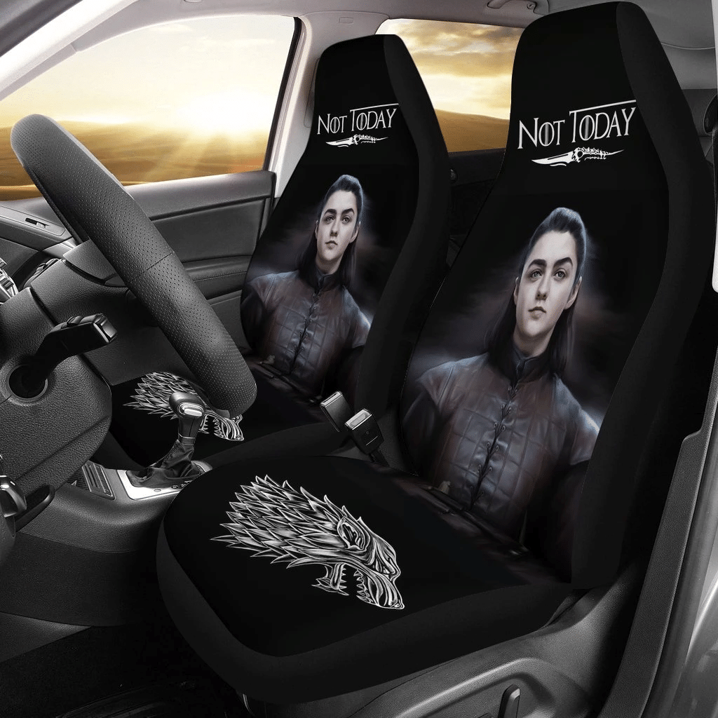 Arya Stark Not Today Game Of Thrones Car Seat Covers